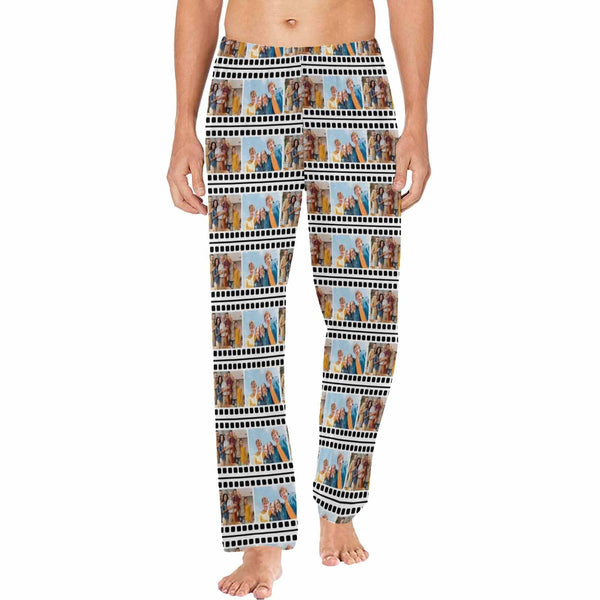 Custom Photo Long Pajama Pant Personalized Men Slumber Party Sleepwear ...