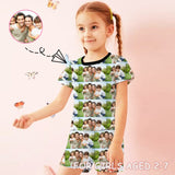 [Special Sale] Little Kids Pajamas Personalized Custom Photo Nightwear Happy Family Pajama Set For Girls And Boys 2-15Y