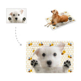Custom Face Bee Cute Pup Pet Pad