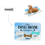 Custom Name Dog Mom Pet Pad