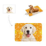 Custom Photo Dog Orange Pet Pad