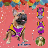 Personalized Dog T Shirt Clothing With Your Photo, Custom Face Number All Over Print Pet Tank Top