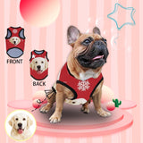 Personalized Pet Clothes Custom Face Star Pet Tank Top Dog T Shirt, Personalized Dog Clothing With Your Photo