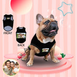 Personalized Pet Dog Clothing With Your Photo, Custom Photo All Over Print Pet Tank Top