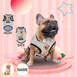 Personalized Dog Clothing With Your Photo&Name, Custom Photo&Name My Dog All Over Print Pet Tank Top