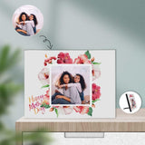 Custom Photo Flower Mother Photo Panel for Tabletop Display