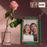 Custom Photo&Name Forever Love Photo Panel for Tabletop Display