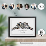 Custom Photo&Text Love You Forever Photo Panel for Tabletop Display