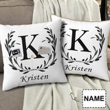Custom Pillow Case Personalized Name Leaf Pillowcase Body Pillowcase Personalized Gifts For Him/Her 18