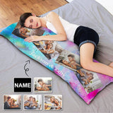 Custom Name&Photo Colorful Body Pillow Case Personalized Love Pillow Cover 20