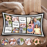 Custom Photo Rectangle Pillow Case Print Your Happy Family Picture on Pillow Cover