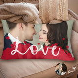 Custom Photo Your Love Rectangle Pillow Case Design Pillow Cover for Memorial Day