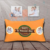 Personalized Photo Rectangle Pillow Case Design Pillow Case with Custom Circle Picture