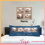 Photo Collage Pillowcase Custom Photo&Name Love You Body Pillow Case 20