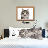 Pillow Cover with Custom Photo&Name Personalized Simple Body Pillow Case 20