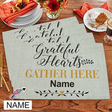 Custom Name Gather Placemats