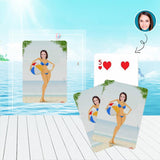 Custom Face Bikini Playing Cards