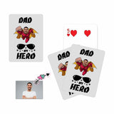 Custom Face Hero Playing Cards