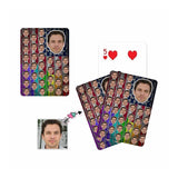 Custom Face Rainbow Playing Cards