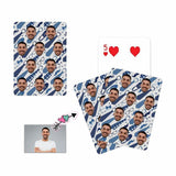 Custom Face Tie Playing Cards