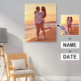 Custom Photo&Text Romantic Poster