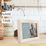 Custom Photo&Name&Time Dear Grandpa Solid Wood Jigsaw Puzzle Frame
