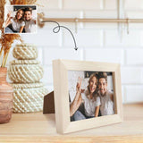 Custom Photo Smiling Couple Solid Wood Jigsaw Puzzle Frame