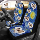 Custom Photo Car Seat Covers Universal Auto Front Seats Protector for Vehicle (Set of 2)