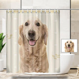 Custom Dog Photo Shower Curtain 66