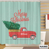 Custom Name Take Christmas Home Shower Curtain 72
