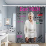 Custom Photo Best Mom Shower Curtain 66