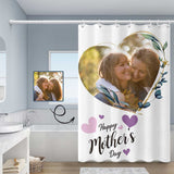 Custom Photo Happy Mother's Day Shower Curtain 48