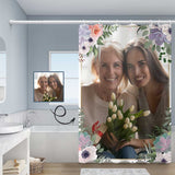 Custom Photo My Mom Shower Curtain 48