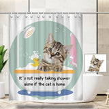 Custom Photo Shower Cat Shower Curtain 66