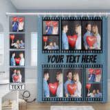 Custom Photo&Text Movie Shower Curtain 66