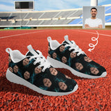 Custom Face Lightning Breathable Lightweight Sports Shoes Sneakers