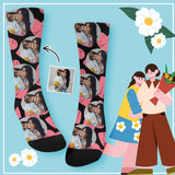 For Mom | Custom Photo Socks We are Together Personalized MOM's Sublimated Crew Socks