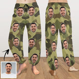 Custom Face Harem Pants Camouflage Design Unisex All Over Print Personalized Yoga Pants