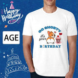 Custom Age It's Your Birthday Personalized Men's All Over Print T-shirt Gift