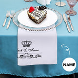 Custom Name Kitchen Tea Towel Personalized Dish Towel Hand Towel Cloth Napkins Hostess, Wedding, Housewarming Gift