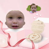 Custom Baby Face Children's Wooden Tooth Box