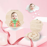 Custom Baby Face Children's Wooden Tooth Box Gift