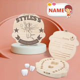Custom Name Princess Tooth Children's Wooden Tooth Box