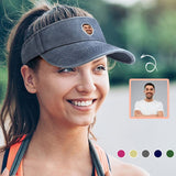 Custom Face Unisex Golf Visor Sun Visor Hat