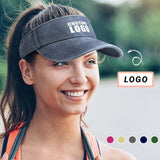 Custom Your Logo Unisex Golf Visor Sun Visor Hat