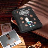 Custom Face Happy Father's Day Leather Wallet Personalized Photo Wallet For Dad-Put Your Photo On Wallet | Father's Day Gifts
