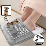 Custom Pet Dog Photo Paw Print Electric Heating Pad Foot Warmer