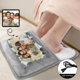 Custom Photo Family Electric Heating Pad Foot Warmer