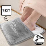 Custom Your Text Print Electric Heating Pad Foot Warmer