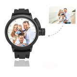 Men's Custom Family Photo Sport Watch, Plastic Strap